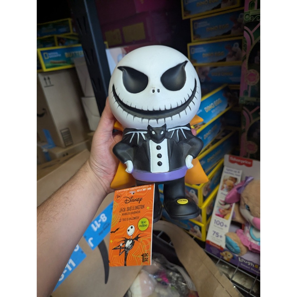 New Disney Jack Skellington Halloween Nightmare Before Christmas Waddler 9" Tall